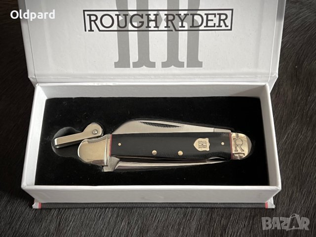 Висококачествен джобен сгъваем морски нож Black Micarta Marlin Spike. RR2386, снимка 4 - Ножове - 42876229