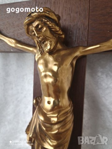 Стар кръст разпятие Христово,голям,тежък кръст от божи гроб,донесен преди 50,Исус Христос, снимка 17 - Антикварни и старинни предмети - 35564520