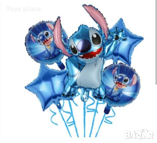 Парти артикули Лило и Стич Lilo and Stitch - чашки, чинийки, салфетки, балони , снимка 6 - Други - 50749212