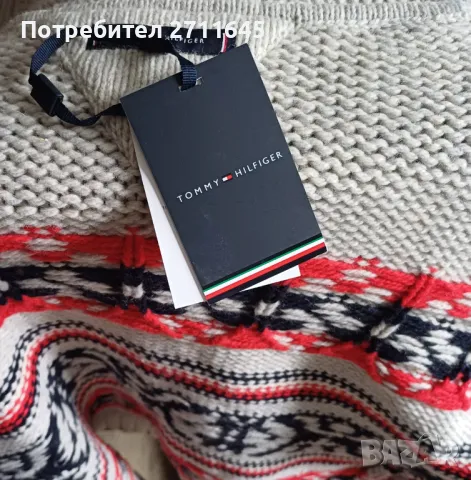 Tommy Hilfiger вълнен пуловер , снимка 6 - Пуловери - 35088009