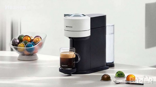 Кафемашина с капсули DeLonghi Nespresso Vertuo Next 19 бара, снимка 3 - Кафемашини - 35251812