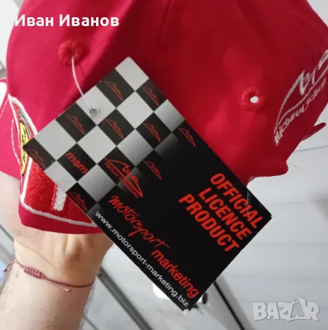 Оригинална шапка на Михаел Шумахер с автограф, снимка 5 - Фен артикули - 50399034