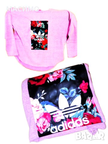 Адидас Дамска Блуза Розова , снимка 1 - Блузи с дълъг ръкав и пуловери - 44437255