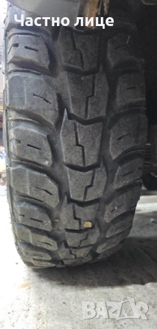 4 броя гуми 235/75/15 Kumho с джанти 5х139.7 за фероза, витара, джимни,нива, снимка 13 - Гуми и джанти - 52535586