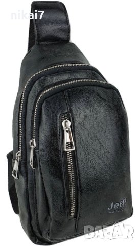 мъжка чанта кожена спортно елегантна за през гърди, снимка 8 - Чанти - 27203227