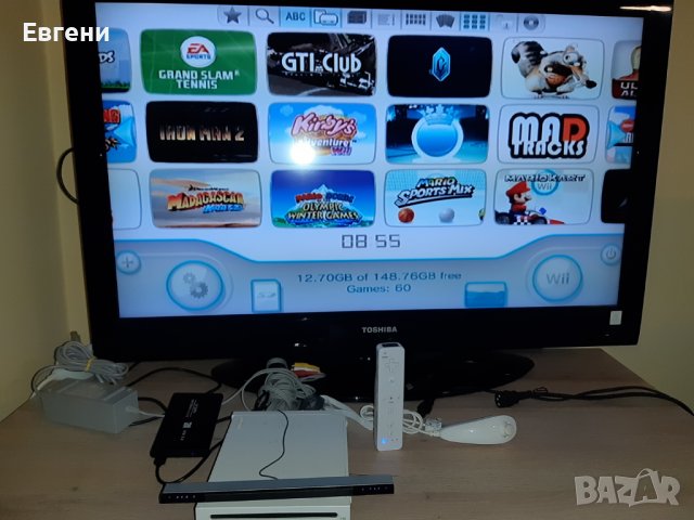 Нинтендо Nintendo Wii комплект цената е за всичко 89 игри на хард диск, снимка 4 - Nintendo конзоли - 38924359