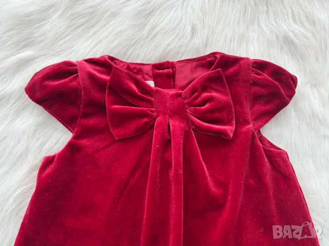 Детска Коледна рокля H&M 9-12 месеца, снимка 2 - Бебешки рокли - 48358520