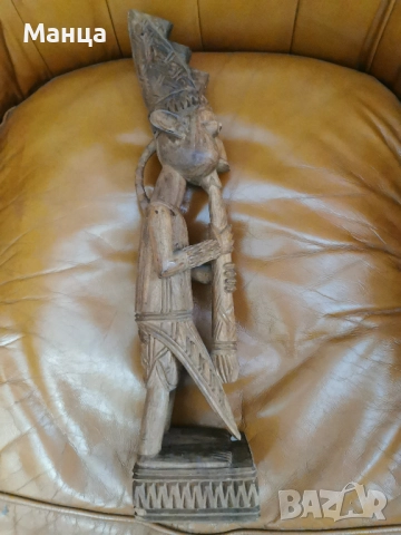 Африканска фигура Йоруба от Нигерия, снимка 4 - Антикварни и старинни предмети - 52175760