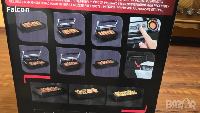 Грил скара Tefal gc724d12 с две години гаранция, снимка 6 - Скари - 49275878