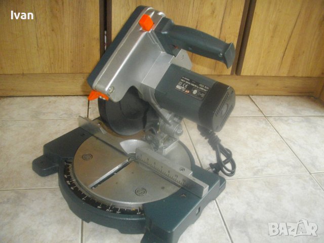 1050 Вата-ф210мм-Немска Пендула-Потъващ/Повдигащ Циркуляр-ОТЛИЧЕН-Basic Meister BGS1050-GERMANY, снимка 16 - Други инструменти - 36642985