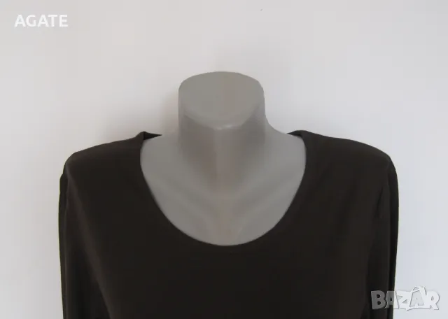 Нова блузка, размер XL, тъмно кафява, снимка 2 - Блузи с дълъг ръкав и пуловери - 48465558