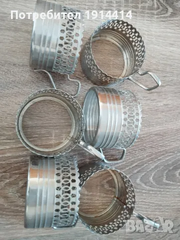 Метални поставки за стъклени чаши, снимка 12 - Чаши - 49756114