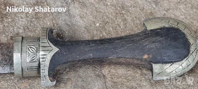 Стара арабска кама. Ханджар , снимка 7 - Антикварни и старинни предмети - 53189979