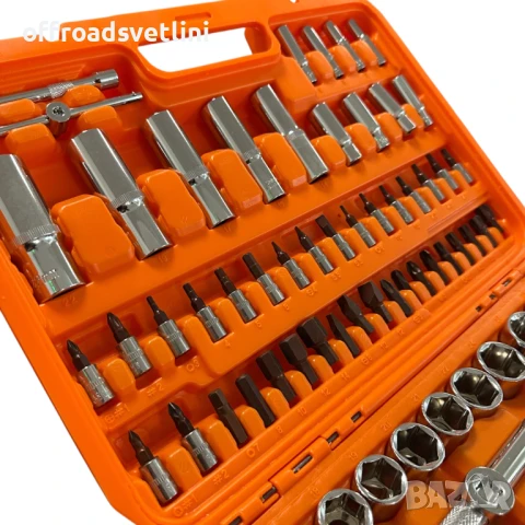 Професионален Гедоре куфар 108 части - За майстори и професионалисти, снимка 3 - Гедорета - 50824167