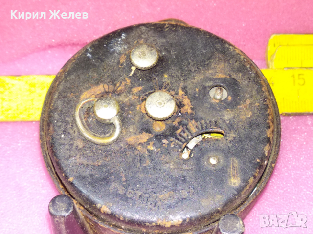 SLAVA MADE in USSR Стар КОЛЕКЦИОНЕРСКИ РУСКИ БУДИЛНИК МЕХАНИЧЕН НАСТОЛЕН ЧАСОВНИК СЛАВА СССР 43040, снимка 11 - Антикварни и старинни предмети - 44548994