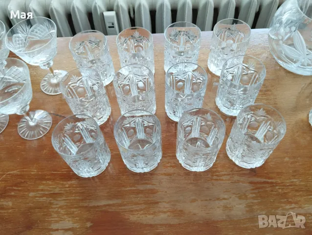 Елегантни кристални чаши за уиски, снимка 7 - Чаши - 50370347