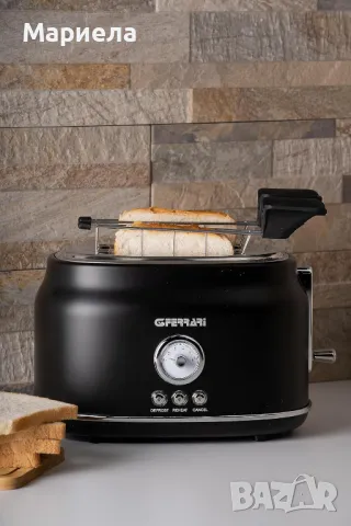  Тостер G3Ferrari G10134BK Черен 750 W, снимка 2 - Тостери - 49398412