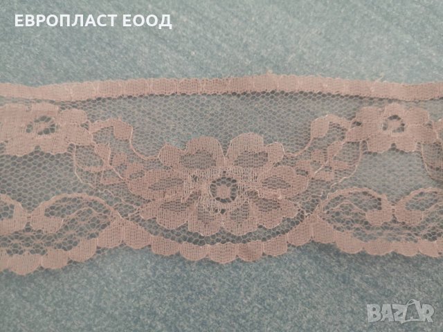 Дантела 5 см / Пепел от рози , снимка 7 - Платове и дамаски - 33930750
