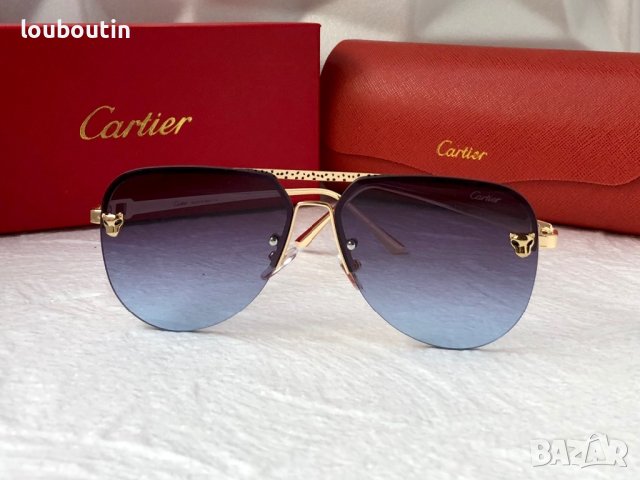Cartier 2023 мъжки слънчеви очила авиатор унисекс дамски слънчеви очила, снимка 6 - Слънчеви и диоптрични очила - 42813452