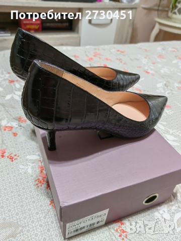 Кожени официални обувки, снимка 2 - Дамски елегантни обувки - 44732526
