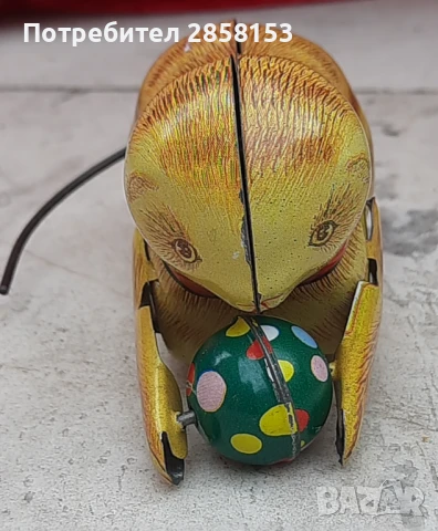 Колекционерска ламаринена играчка ,работи , снимка 4 - Антикварни и старинни предмети - 50623891