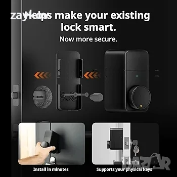 SwitchBot Smart Lock Pro, Безключова ключалка за входна врата, Интелигентна ключалка, снимка 5 - Друга електроника - 50443007