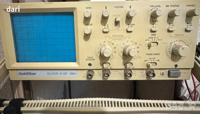 Осцилоскоп  Goldstar , снимка 5 - Друга електроника - 54009877