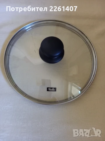 Стъклен капак за тенджера Fisler и Делимано, снимка 2 - Съдове за готвене - 50908485