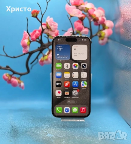 Apple iPhone 15 Pro, 256GB, 5G, Natural Titanium  , снимка 4 - Apple iPhone - 54101771