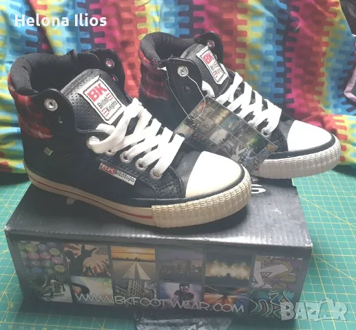 	BritishKnights Black/Red Trainers Size EU29, детски , нови в кутия