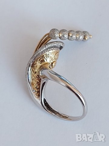 Златен марков пръстен, снимка 6 - Пръстени - 32021616