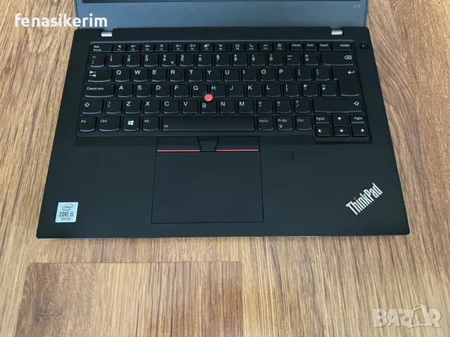 14' IPS Core i5-10210u Lenovo ThinkPad L14 Gen 1 16GB DDR4/256GB NVMe/Подсветкa/Бат 8ч/Win 11, снимка 4 - Лаптопи за работа - 49581475