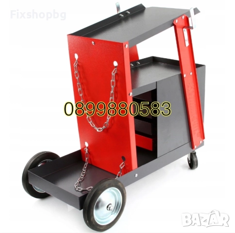 Количка за заваръчни апарати Mar-Pol M66612, с 4 чекмеджета, снимка 5 - Други инструменти - 51563802