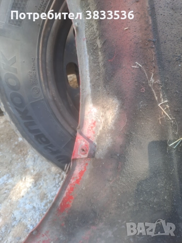 Преден десен калник Оригинален за Vw Golf Mk2 & Jetta Mk2 червен цвят, снимка 11 - Части - 51824845