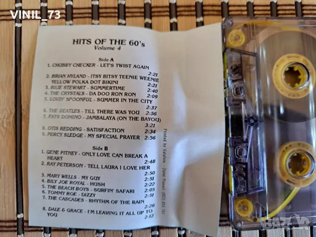25 Hits Of The 60's Volume 4, снимка 3 - Аудио касети - 48845424