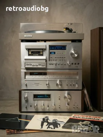 🔥ТОП ретро сет PIONEER усилвател SA-8800, тунер TX-7800, дек PIONEER CT-F900, грамофон PL-514 