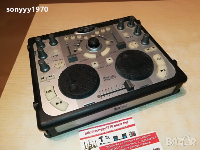 HERCULES DJ CONTROL MP3/USB-ВНОС SWISS 1907221024М, снимка 7 - Ресийвъри, усилватели, смесителни пултове - 37433828