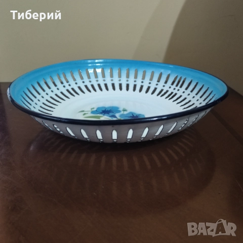 Емайлирана панера/фруктиера, снимка 6 - Аксесоари за кухня - 52015264