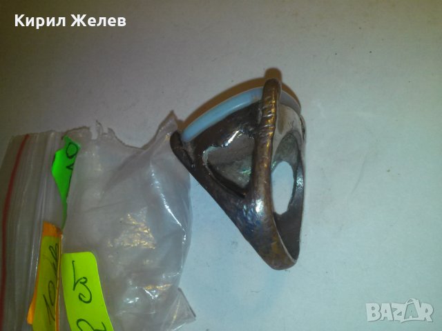 ВИНТИДЖ ПОСРЕБРЕН БРОНЗОВ ПРЪСТЕН 3210, снимка 5 - Пръстени - 29835942