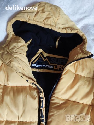 SUPERDRY. PUFER SPORT. Size M-L Мъжко яке с качулка, снимка 2 - Якета - 38609272