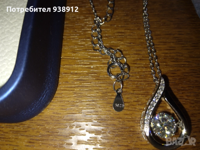 Сребърно колие Аура Блинд, снимка 9 - Колиета, медальони, синджири - 51635179