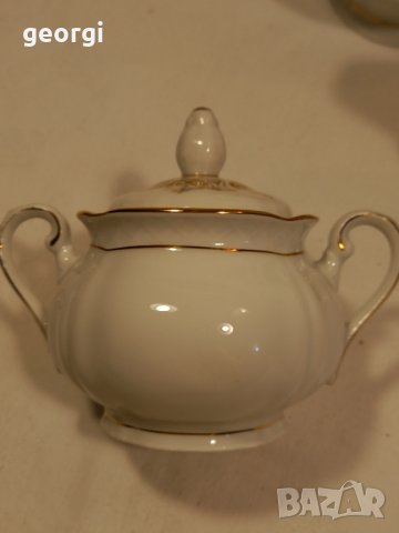 немски порцеланов чайник с латиера и захарница   15/2, снимка 3 - Сервизи - 42865314