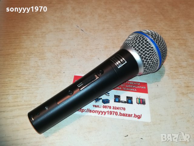 shure beta sm58s-profi microphone-внос швеицария, снимка 2 - Микрофони - 32113294
