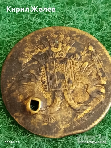 Рядък Австрийски жетон токен 18-век уникат за КОЛЕКЦИОНЕРИ 52590, снимка 4 - Колекции - 53151754