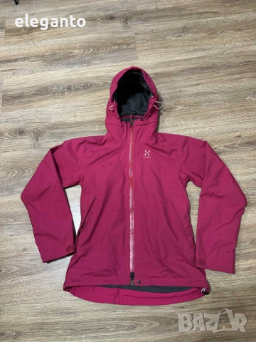 Висок клас Hard Shell дамско яке HAGLOFS GoreTex 28.000мм Lepus Jacket , XS размер, снимка 2 - Якета - 52827003