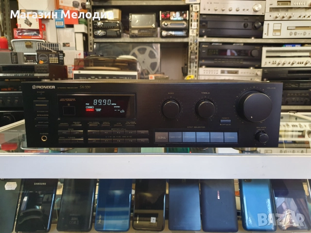 Ресийвър Pioneer SX-339 Black Две по 85 вата на 4 ома. В отлично техническо и визуално състояние.