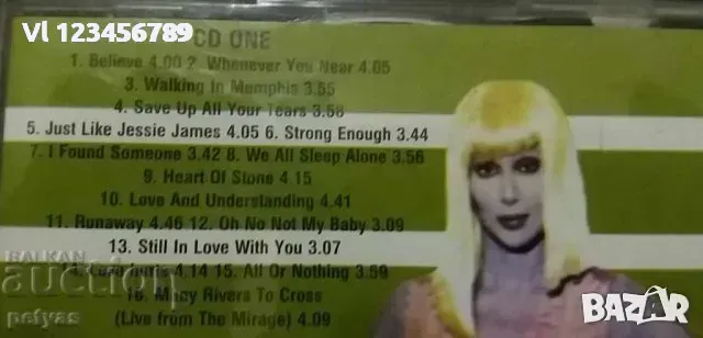 СД - CHER 'SINGLES COLLECTION ' 2CD - МУЗИКА, снимка 4 - CD дискове - 49862371