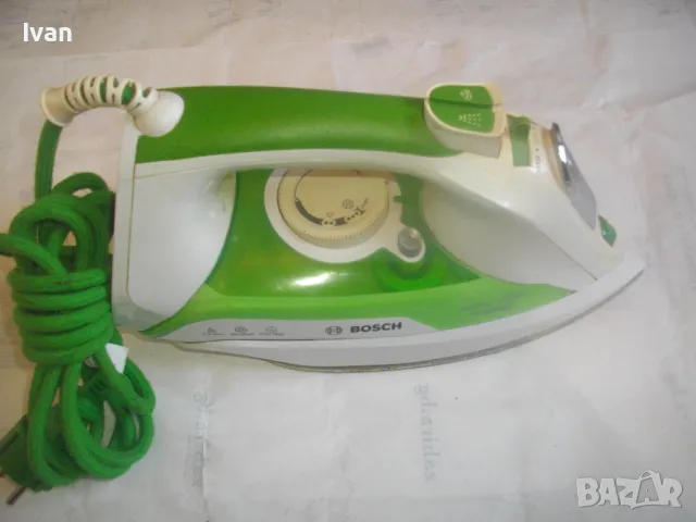 BOSCH 9310 ИСПАНСКА ЕЛЕКТРИЧЕСКА ПАРНА ЮТИЯ ПОЧТИ НОВА ОТЛИЧНА БОШ ВИСОК КЛАС