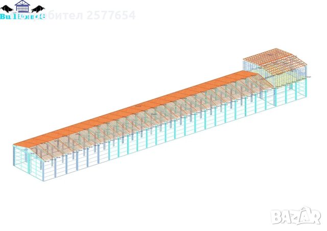 ЛИЗИНГ - Халета, Хале, Магазини, Магазин,Складове 1080м2-12м х 80м х 5, снимка 5 - Строителни материали - 44177972
