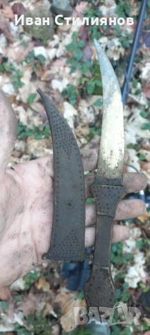 Декоративна кама тип османска, снимка 3 - Антикварни и старинни предмети - 52810198